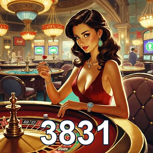 Imagem de celular com acesso seguro ao 3831 Casino